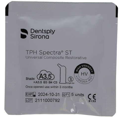 Dentsply Sirona 642234 TPH Spectra ST High Viscosity Composite Compules A3.5 20/Pk in Saudi Arabia