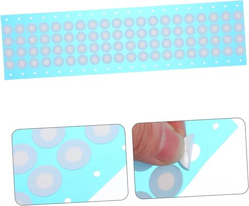 TOYANDONA Mushroom Filter Patch Breathable EPTFE Isolation Membrane for Mushroom Cultivation 80 Sheets Per Pack for Growth and Protection in Saudi Arabia