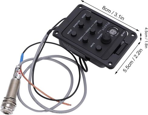 الغيتار الصوتي preamp بيك آب ، بيك آب للغيتار الكهربائي على متن Preamps Equipizer Pre Wired Guitar Pickup Turner Onboard Preamps Eq Eq ، Eq Electric Box Equarizer in Saudi Arabia
