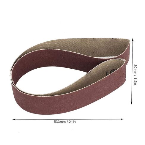 Fydun 10pcs Sanding Belt ، 10pcs Alumina Cashive Band طحن 1.2x2.1in 30x533mm ملعب Sanders Sanders الأشرطة 533 30 لـ 400 Grit (400# اتصال المستوى) in Saudi Arabia