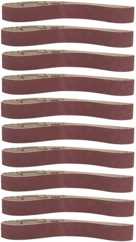 Fydun 10pcs Sanding Belt ، 10pcs Alumina Cashive Band طحن 1.2x2.1in 30x533mm ملعب Sanders Sanders الأشرطة 533 30 لـ 400 Grit (400# اتصال المستوى) in Kuwait