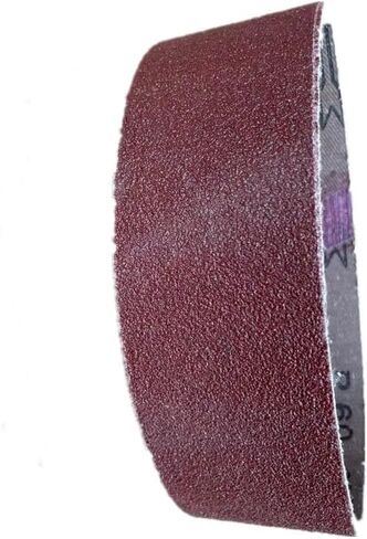 Belt Sander Paper, 10PCS/Set 400x60mm Sanding Belts 24-1000 Grits Wood Soft Metal Polishing Sandpaper Abrasive Bands for Belt Sander Abrasive Tool(600#) in Kuwait