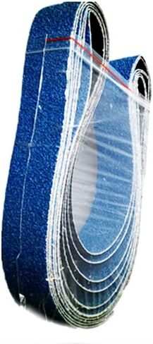 ورق صنفري الحزام ، 10pcs 1200 * 50mm Zirconium corundum Sanding Belts 36 فريك ورق الصنفرة ورقة الصنفرة المعدنية ورق الصلابة الطحن شريط التلميع (100#) in Kuwait