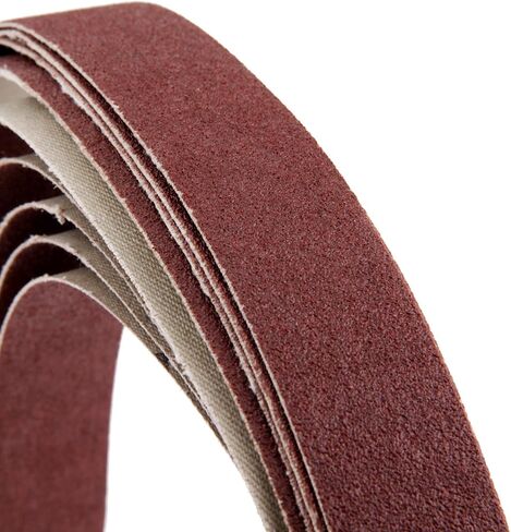 Belt Sander Paper, 100PCS/Set 760 * 25mm Sanding Belts 120-320 Grits Wood Soft Metal Polishing Sandpaper Abrasive Bands for Belt Sander Abrasive Tool(240#) in Kuwait