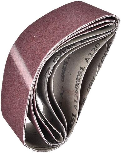 ورق صنف من الحزام ، أحزمة Sander 5pcs 457x75mm Sanding Sanding Sanding for Woodworking ، Grit 60/80/100/120/240 in Kuwait