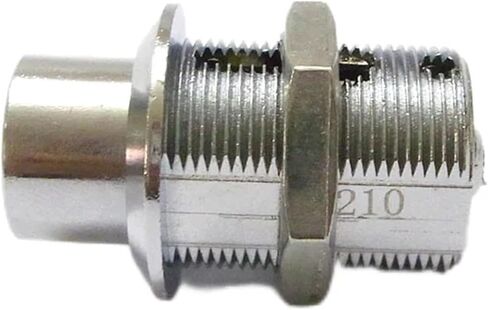 قفل القفل مفتاح سبيكة الزنك أسطوانة أنبوبي 19 مم 7 دبابيس الدفع الأنبوبية في القفل 1pcs (مفتاح مختلف) in Kuwait