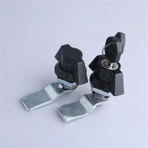 MS408-1 Zinc Alloy Cam Lock Machine Equipment Cabinet Door Quarter Turn Cam Lock Black 1Pcs(MS408-1-1-M22) in Saudi Arabia