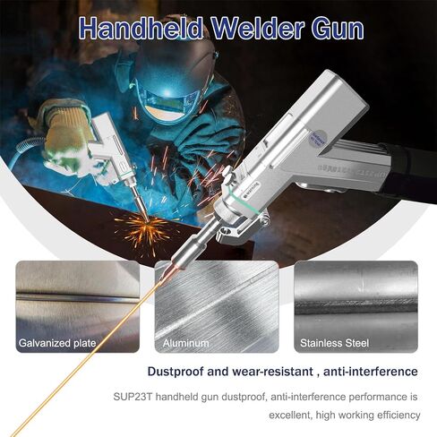 Raycus 1500W/2000W 4 in 1 Integrated Welding cutting cleaning rust remover Machine Handheld Laser Welder Machine with Auto Wire Feeder Cable Length 10m (2000, Watts) in Saudi Arabia
