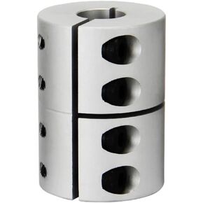 1pcs D40 L65 Aluminum Alloy Coupler 40mm Diameter 65mm Length Shaft Rigid Coupling Motor Clamping Large Torque Coupler(10x17mm) in Kuwait