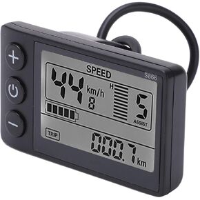 Electric LCD Display, S866 LCD Display LCD Display 24V 36V 48V Control Panel with Plug Motor Speed Controller Kit in Kuwait
