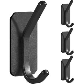 Paoli Heavy Duty Adhesive Hooks,Self-Adhesive Hooks Multiple Colors and Styles 30 lb Maximum Load for Home Schools and Offices (4pc, Gold) in Saudi Arabia