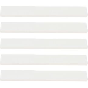 5pcs عظم عظم غير مبيضة سرج فارغ 86 * 11 * 3.7 ملم للقيثارات الشعبية والقيثارات الكهربائية in Saudi Arabia