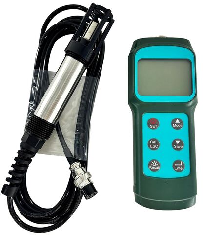 Fluorescence Dissolved Oxygen Meter Fluorescence DO Meter with 5m Probe Measuring Range 0.0-15.0 (mg/L)/0-119.9% FS Calibration 100.0% Temperature Measurement Range 0.0-50.0°C in Saudi Arabia