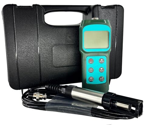 Fluorescence Dissolved Oxygen Meter Fluorescence DO Meter with 5m Probe Measuring Range 0.0-15.0 (mg/L)/0-119.9% FS Calibration 100.0% Temperature Measurement Range 0.0-50.0°C in Saudi Arabia