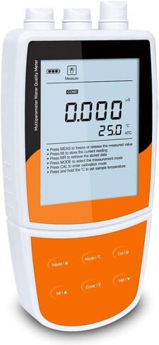 Multiparameter Water Quality Analyzer with Standard Solution Range-2.000 to 20.000 pH and -1999.9 to 1999.9 mV 1 to 5 Points Calibration Automatic Temperature Compensation in Saudi Arabia