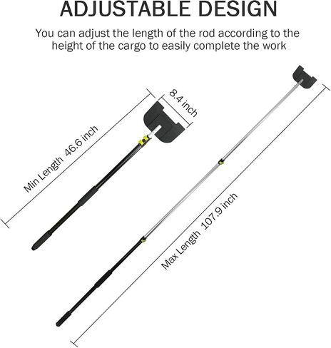 HUAALIUCHE 8 Foot Extension Handle for Board Corner Protector, Foldable & Pre-Assembled Cargo Load Corner Protector V Edge Guards Handle, 1Pack in Saudi Arabia