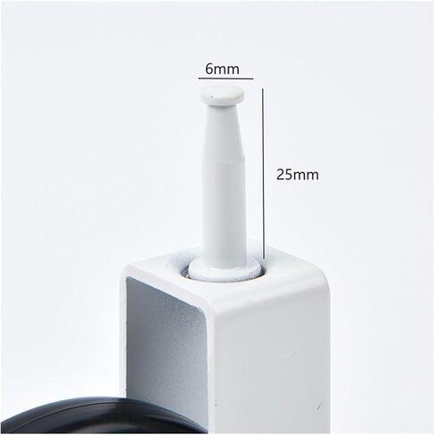 4 Pieces/lot 3 inch Screw Universal/Brake Dining Wheels/Rubber casters Trolley Silent Wheel Furniture(Brake Wheel) in Kuwait