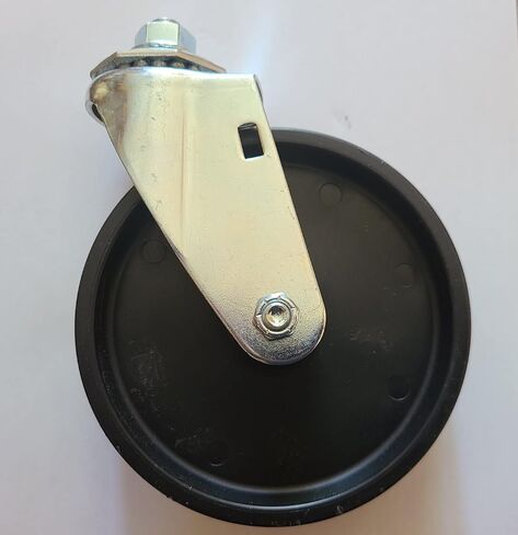 Harper Caster WH35PA 5 "X 1 1/4" STEM Caster 3/8 "NC X 3/4" Polyolefin Wheel Wheel Plain Ball Wheel Ball تحمل دوارة. استبدال العجلات لشاحنات هاربر الصلب القابلة للتحويل فقط. in Saudi Arabia