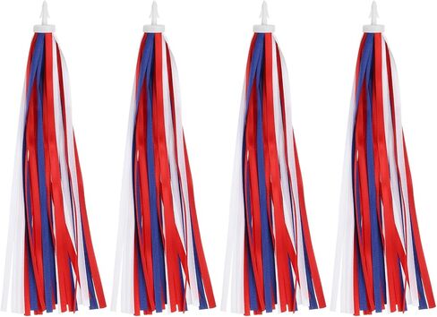 MECCANIXITY Bike Streamers Colorful Bike Tassels Scooter Handlebar Streamers Bicycle Tassel Ribbon in Saudi Arabia