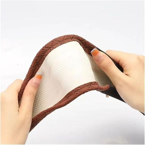 Carbon Fiber Steering Wheel Cover Car Steering Wheel Covers Cowhide Suede Steering Wheel Cover Wrap Universal 37-38cm Protector Universal Fit(D Shape Black Gray) in Saudi Arabia