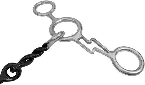 شودمان ثندربولت الصلب المقاوم للصدأ JR Cowhorse Twisted Dog Bone Snaffle بت in Saudi Arabia