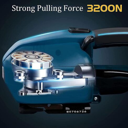 Electric Strapping Machine Welding Strapping Tool Battery Powered Charged Banding Machine for PP PET Straps Automatic Pallet Strapping Machine,1battery in Kuwait
