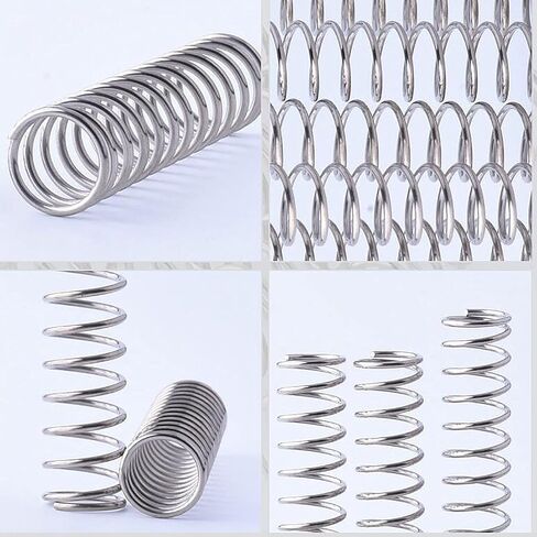 Geeyu 10PCS 0.5x5mm, Wire Diameter 0.5mm Out Diameter 5mm, 304 Stainless Steel Compression Spring, Length 10-50mm(Length 50mm) in Saudi Arabia