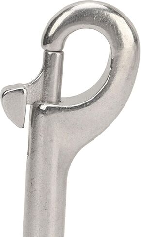 4PCS Marine Grade 316 Stainless Steel Double Ended Snap Hooks B Shape Chain Clip for Yacht Diving Ropes Straps 100mm Length 90kg Capacity (100mm) in Saudi Arabia