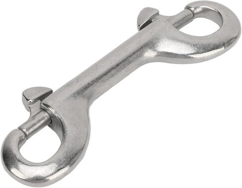 4PCS Marine Grade 316 Stainless Steel Double Ended Snap Hooks B Shape Chain Clip for Yacht Diving Ropes Straps 100mm Length 90kg Capacity (100mm) in Saudi Arabia