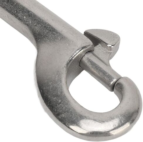 4PCS Marine Grade 316 Stainless Steel Double Ended Snap Hooks B Shape Chain Clip for Yacht Diving Ropes Straps 100mm Length 90kg Capacity (100mm) in Saudi Arabia