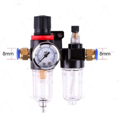 AFR2000 + AL2000 G1 / 4 "AFC2000 air Compressor Oil Water Separator Filter Regulator Trap(PC 8mm Fitting) in Saudi Arabia