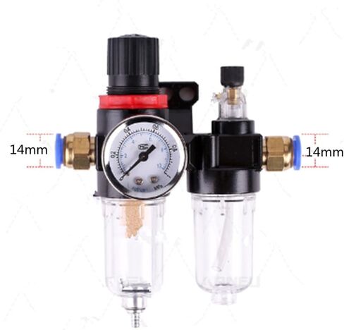 AFR2000 + AL2000 G1 / 4 "AFC2000 air Compressor Oil Water Separator Filter Regulator Trap(PC 8mm Fitting) in Saudi Arabia