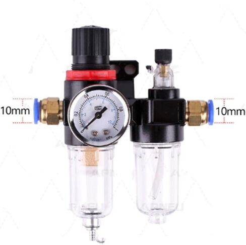 AFR2000 + AL2000 G1 / 4 "AFC2000 air Compressor Oil Water Separator Filter Regulator Trap(PC 8mm Fitting) in Saudi Arabia