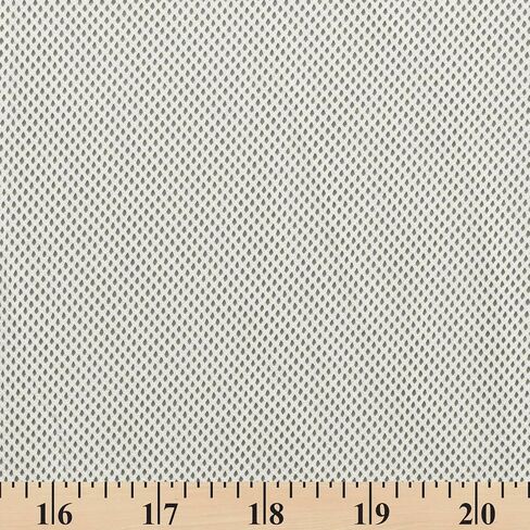 Polyester Knit Diamond Mesh Fabric - Black Sheer Polyester 63" by The Yard in Saudi Arabia