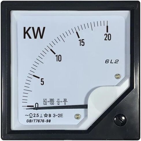 6L2 380V/100V Three-Phase Active Power Meter 10kw 20kw 30kw 60kw 1500kw 80MM 1Pcs(AC 10KW 15-5A) in Saudi Arabia