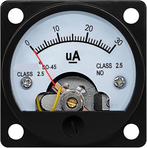 SO-45 UA AMMETER POINGER MICROAMTERMER 30UA 50UA 100UA 200UA 300UA 500UA 1000UA اختبار متر الحالي 1PCS (30UA) in Kuwait