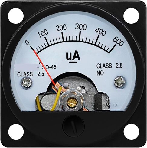 SO-45 UA AMMETER POINGER MICROAMTERMER 30UA 50UA 100UA 200UA 300UA 500UA 1000UA اختبار متر الحالي 1PCS (30UA) in Kuwait
