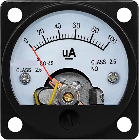 SO-45 UA AMMETER POINGER MICROAMTERMER 30UA 50UA 100UA 200UA 300UA 500UA 1000UA اختبار متر الحالي 1PCS (30UA) in Kuwait