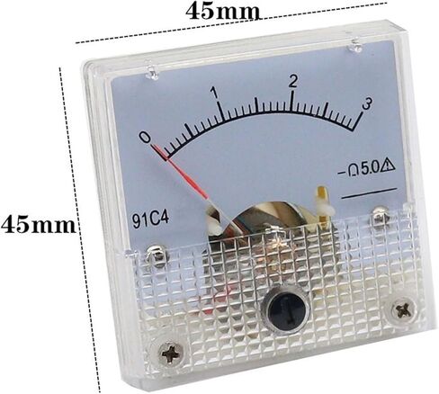 91C4-UA DC Microammeter 50ua 100ua 200ua 300ua 500ua plate plate type type ammeter 45 * 45mm 1pcs (300ua) in Kuwait