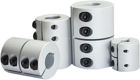 1pcs D40 L65 Aluminum Alloy Coupler 40mm Diameter 65mm Length Shaft Rigid Coupling Motor Clamping Large Torque Coupler(10x17mm) in Saudi Arabia