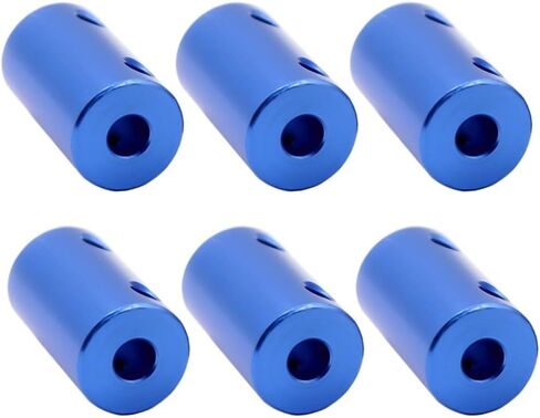 1pcs Aluminum Alloy Coupling 14mm Diameter 25mm Length Blue Flexible Screw Stepper Motor Shaft Coupler 5mm 8mm Bore(5X5X25mm) in Saudi Arabia