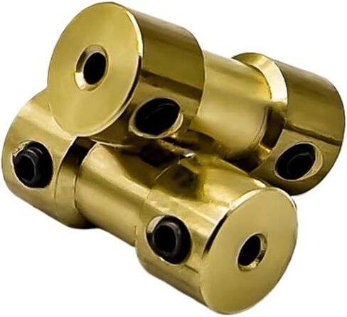 1pc D9 L20 النحاس النحاس الصارم مقرن لمحرك عمود طراز الطائرات (2.3 مم إلى 5 مم) in Saudi Arabia