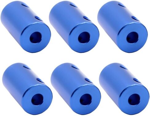 5pcs D14L25 أزرق سبيكة مقرن 5 مم 8 ملم تجويف القارب أجزاء القارب السهى محرك محرك القرص اقتران (5 مم × 8 مم) in Saudi Arabia