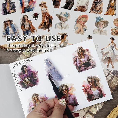 31 Sheets 300 Pcs Romance Book Stickers for Kindle, Holographic Aesthetic Cute Bookish Funny Sticker Book for Laptops Water Bottles Journal Scrapbook DIY Art Crafts in Saudi Arabia