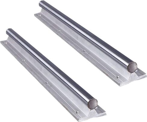 Professional 2PCS SBR25 300 400 500 600 800 1000 1200 1500mm دليل خطية RAIL OD 25MM 4PCS SBR25UU كتل الخطية لأجزاء CNC (300 مم) in Saudi Arabia