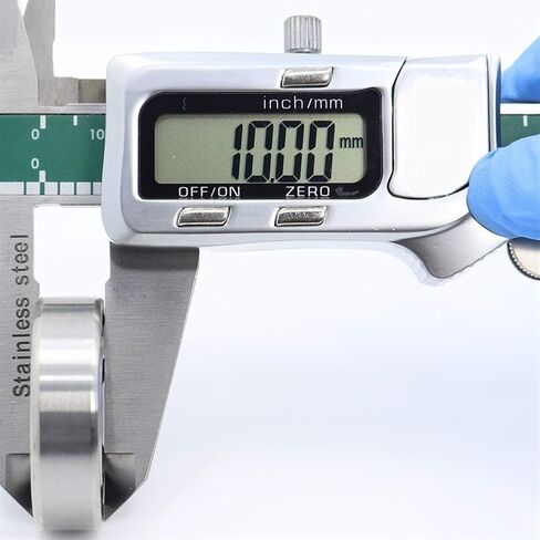 Power Transmission Products 10PCS S6003RS Bearing 17x35x10mm ABEC-3 440C Stainless Steel Ball Bearings 6003 Deep Groove Ball Bearing S 6003RS Ball Bearings in Kuwait