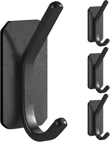 Paoli Heavy Duty Adhesive Hooks,Self-Adhesive Hooks Multiple Colors and Styles 30 lb Maximum Load for Home Schools and Offices (4pc, Gold) in Saudi Arabia