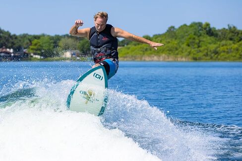 لوحة O'Brien Havana Wakesurf-لوحة على طراز Skim عالي الأداء مع قاعدة TPU Skinned-مثالية للحيل ، و ollies و shuvits-خفيفة الوزن ، ودائم وممتع in Saudi Arabia
