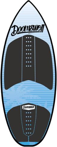 لوحة Doomswell Nitro Wakesurf-4'6 "لوحة Skim Wakesurf للتصفح المبتدئين وتصفح الأداء الوسيط | الروك المنخفض ، زعنفة واحدة ، تصميم عالي الأداء مضغوط. in Saudi Arabia