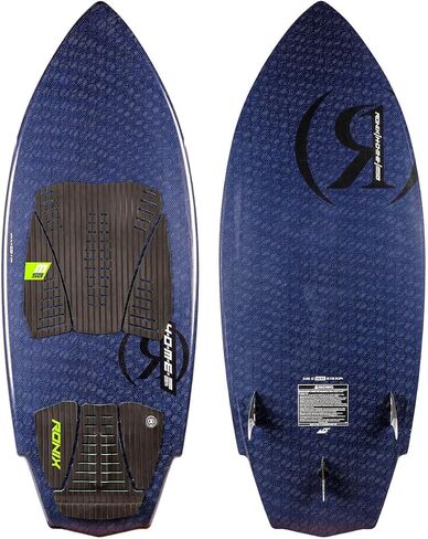 Ronix Wakesurf - H.O.M.E. Carbon Pro - M50 - Checkered Black/Volt - W/Bage in Saudi Arabia